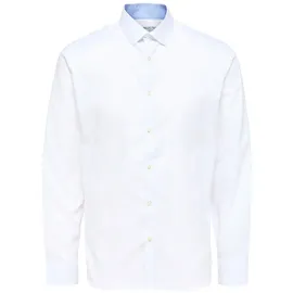 Selected Homme Herren Freizeithemd SLHSLIMNEW-MARK Slim Fit blau 16058640 M