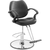 Physa Friseurstuhl Friseursessel Bedienstuhl T-Fußstütze 53 - 64 cm 160 kg schwarz