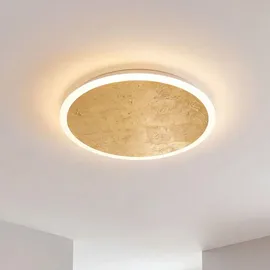 Licht-Erlebnisse Tongstel 1 rund goldfarben/schwarz