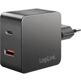 Logilink PA0310, 2-fach USB-C - USB-S), 4,8A, schwarz