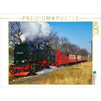 Calvendo Puzzle Dampflok der Harzer Schmalspurbahnen 1991 am Hp