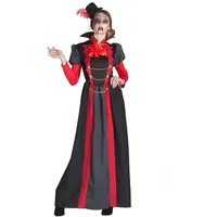 Boland - Kostüm Vampir Lady für Erwachsene, Faschingskostüm, Kostümset für Halloween, Karneval und Mottoparty