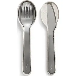 To Go Organic Besteck Metall im Etui 4 El.