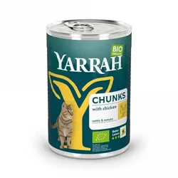 Yarrah Katze Bröckchen - Huhn bio 405g