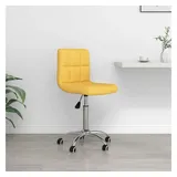 vidaXL Bürostuhl Drehbar Stoff Gelb