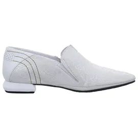 SIMEN Hochfront Slipper Damen Silber/Weiß 39
