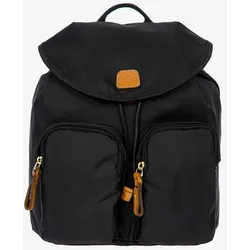 Bric`s X-travel City-rucksack, schwarz mit braunen Details, S, S