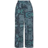 VIVANCE Palazzohose Damen blau-bedruckt Gr.34