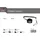 F2 Stand Up Paddling Leash 305 cm schwarz