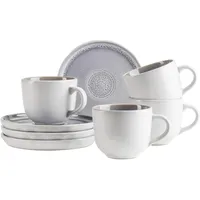 Mäser Elea Kaffeeservice 8-tlg. türkis/Flieder