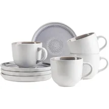 Mäser Elea Kaffeeservice 8-tlg. türkis/Flieder