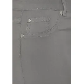 LASCANA 7/8-Jeggings "aus weichem Stretch-Denim", Damen, Gr. 46, N-Gr, grau, Denim/Jeans, Obermaterial: 67% Baumwolle, 29% Polyester, 4% Elasthan, unifarben, figurbetont 7/8-Länge, Hosen 5-Pocket-Hose, in Skinny-Form, Stretch-Denim, Basic, Sommerhose, Topseller
