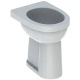 Geberit Renova Comfort Stand-WC Flachspüler, erhöht, 6 l, bodenstehend, Abgang vertikal, 218521000, Comfort