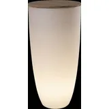 8 seasons DESIGN Beleuchteter Pflanztopf Shining Curvy Pot XL (Solar)
