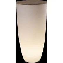 8 seasons DESIGN Beleuchteter Pflanztopf Shining Curvy Pot XL (Solar)