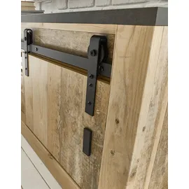 furn.design Unterschrank Küchenschrank 161 x 93 cm Braun