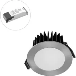EVN Lichttechnik LED-Deckeneinbauleuchte 3000K 350mA IP44 L44101302 chr/sat