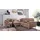 sit&more Ecksofa SIT & MORE "Sorano L-Form", braun (macchiato), B:249cm H:88cm T:229cm, Sofas, Ecksofa, wahlweise mit Bett- und Relaxfunktion, inkl. Bettkasten
