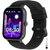 JUBUNRER Smartwatch Kinder Jungen Mädchen Kinderuhr Herzfrequenz Schlaf Schrittzähler Wecker Sport Spiel IP68 Wasserdicht Fitness Tracker Fitnessuhr Kinder Uhr Smart Watch Kids für Teenager Geschenke