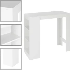 ML-Design Bartisch Weiß Holz modernes Design,