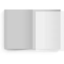 transparentes Einlegeblatt selbst gestalten mit Spruch und Fotos im Onlinedesigner bei Meine-Kartenmanufaktur.de
