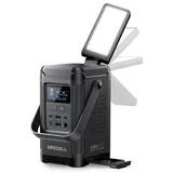 GRECELL 240-W-Kraftwerk mit 153,6 Wh Solargenerator und LiFePO4-Batterie Powerbank (1 St)