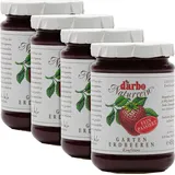 Food-United KONFITÜRE Gartenerdbeere-Erdbeere passiert 4x 450g von DARBO Naturrein fruchtiger strawberry jam perfekt für Brot und Brötchen Erdbe...