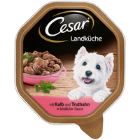 Cesar Landküche Kalb und Truthahn 24 x 150 g