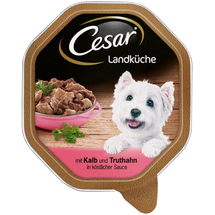 Cesar Landküche Kalb und Truthahn 24 x 150 g