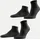 Falke Happy 2er Pack black 39-42