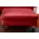 Cotta Hocker »Driver« mit edlen Metallfüßen rot