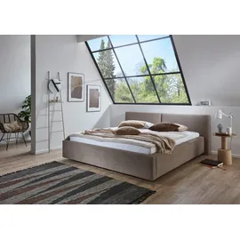 Meise Möbel meise.möbel Polsterbett »Cube«, wahlweise mit Matratze und Bettkasten, grau