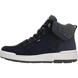 Rieker Schnürstiefel Damen Weiß/Dunkelblau 42