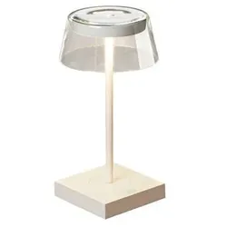 Scilla LED USB-Tischleuchte weiss, Farbtemperatur, dimmbar