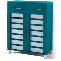 bonprix Badezimmer Schrank, petrol, 85x68 cm
