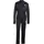 adidas Essentials 3 Stripes Trainingsanzug Black XXS