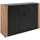 CaliCosy Sideboard 125,5 x 85 x 34,5 cm Anthrazit / Eiche Artisan