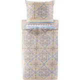 BASSETTI MARECHIARO Bettwäsche + 1 Kissenhülle aus 100% Baumwollsatin in der Farbe Lavendel 155x220 + 1 K 80x80 cm - 9327392