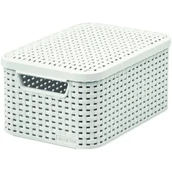 CURVER Aufbewahrungsbox NATURAL STYLE mit Deckel M Creme
