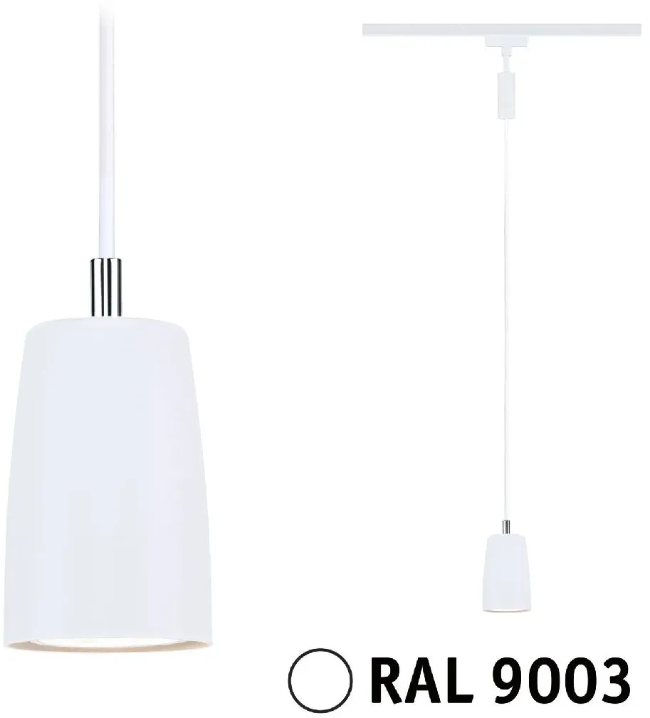 Paulmann URail Pendel Cover, 10 W, GU10, Dimmbar, 230 V, verschiedene Farben, Schienensystem