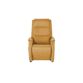 Hukla Fernsehsessel Dean Leder 70 x 109 x 88 cm Gelb elektrisch
