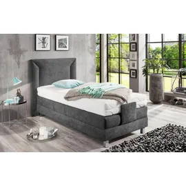 Westfalia Schlafkomfort Boxbett 104 x 214 cm Grau