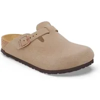 Birkenstock - Kid's Boston BS Suede Leather - Sandalen Gr 27 - Narrow beige