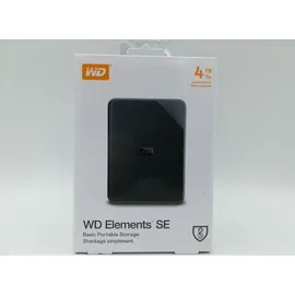 Western Digital Elements SE 4 TB USB 3.0 WDBJRT0040BBK-WESN