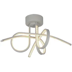 LED Decken Strahler Lampe chrom Wohn Zimmer Beleuchtung Leuchte verdreht weiß 47133