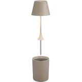 SOMPEX Peeky Akku-Tischleuchte sand