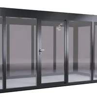 sunelements Zusatztür anthrazit-metallic Acrylglas rauchgrau, 6 mm,