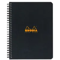 Rhodia 5x Spiralbuch Notebook A5+, 80 Bl liniert 80g,