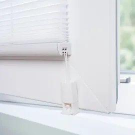 LIEDECO Klemmfix-Plissee Easy 80 x 130 cm Polyester Weiß