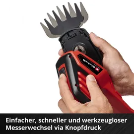 Einhell Akku-Strauchschere GE-CG 18/100 Li T-Solo ohne Akku